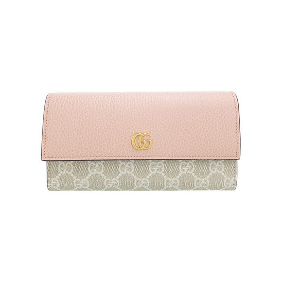 Gucci Bifold Long Marmont Wallet GG Leather Continental - Picture 1 of 5